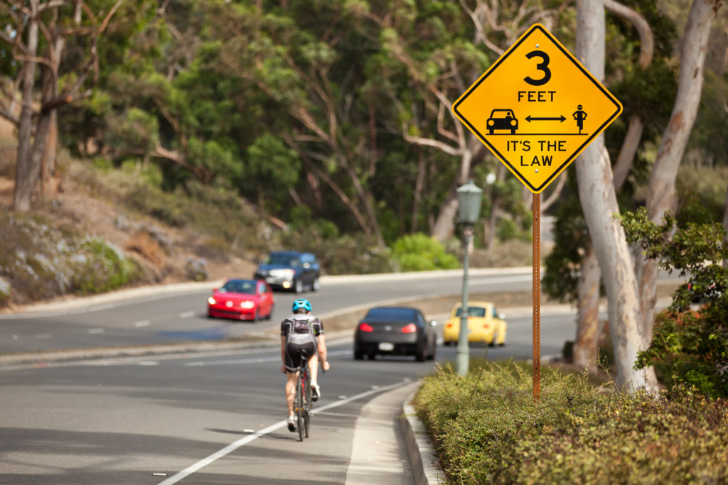 Bicycle traffic laws to protect against common causes of bicycle vs car accidents